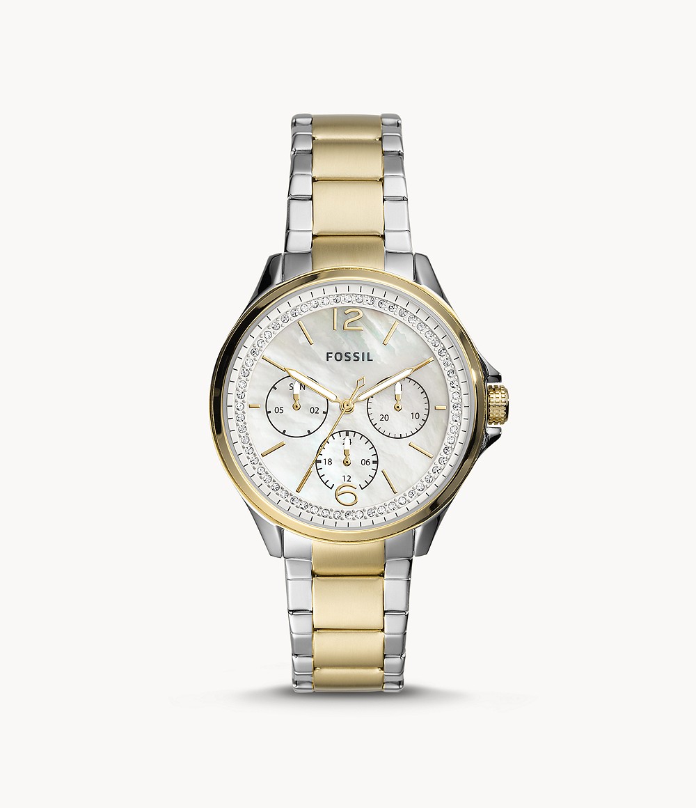 Fossil Sadie Multifunction Two-Tone 