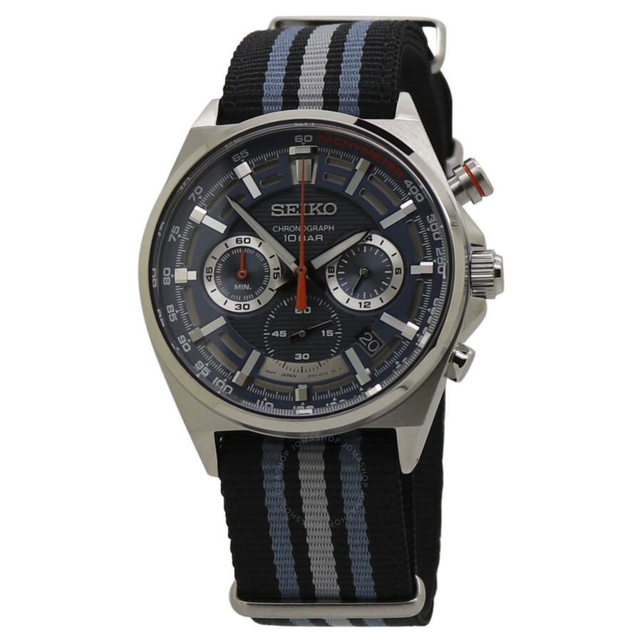 Seiko Chronograph Quartz Blue Dial Men's Watch – MALUNGU LUXURY